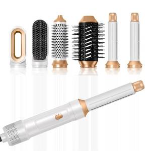 lot 19649 image: 6 in ONE Blow Dryer Brush,Air Curling