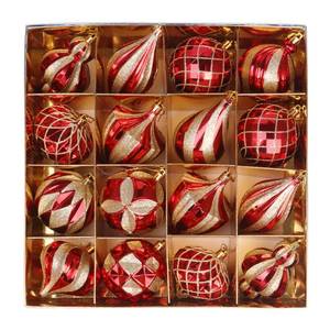 lot 19660 image: 3.1480mm Red and Gold Christmas Ornaments Set, 2025 Shatterproof Christmas Tree Decorations, Christmas Ball Ornament, Vintage Classic Christmas Ornaments Bluk for Christmas Decorations Indoor, 16ct