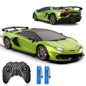 lot 19666 image: AEROQUEST Remote Control Car for Lamborghini, Officially Licensed 116 Scale Lambo Hobby Rc Cars with Headlight, 2.4GHz Race Car Toys for Boy Girl 4-12 Years Old, 12Kmh, Birthday Gift