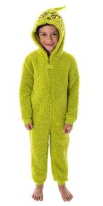 lot 20229 image: Dr. Seuss GRINCH Who Stole Christmas Matching Family Pajama Kids Union Suit 10