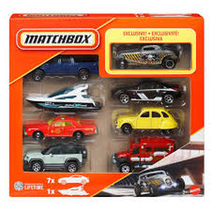 lot 6109 image: Matchbox 7-Car Gift Set with Exclusive Vehicle