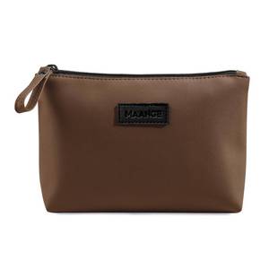 lot 2324 image: Cosmetic Bags for Women Small Makeup Bag for Purse Pu Leather Makeup Pouch Travel Makeup Bag with Zipper Make Up Bag for Travelling (Coffee)