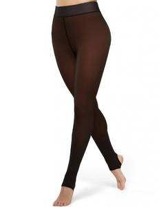 lot 2327 image: KBVOT Fleece Lined Tights Women Sheer Warm Pantyhose Leggings Fake Translucent Thermal Winter Thick Tights for Dresses S