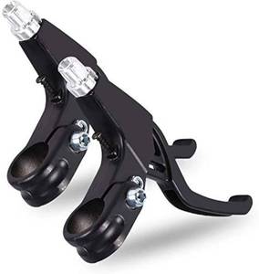 lot 2331 image: DISIWENE 1 Pair Bicycle Brake Lever, V-Brake Handlebar Aluminium Alloy Bike Brake Handle Universal 2.2cm for Most Bicycle, Road Bike, Mountain Bike (Black)