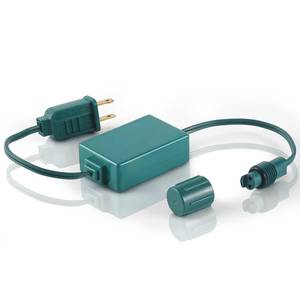 lot 2332 image: Relaxweex 1 Pcs Coaxial LED Mini Light Power Connector Green Christmas Light Adapter Plug Green Connector Cords Christmas Tree Replacement Parts