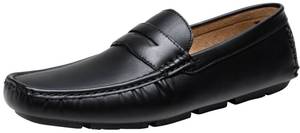 lot 2353 image: Jousen Mens Loafers Casual Slip On Penny Loafer Lightweight Driving Shoes (AMY802 Black 11.5)