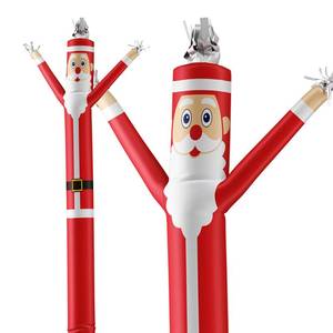 lot 2405 image: LookOurWay Air Dancers Inflatable Tube Man Attachment  20 Feet Tall Wacky Waving Christmas Inflatables Dancing Tube Guy (Blower Not Included)  Outdoor Holiday Decoration  Christmas Theme - Santa