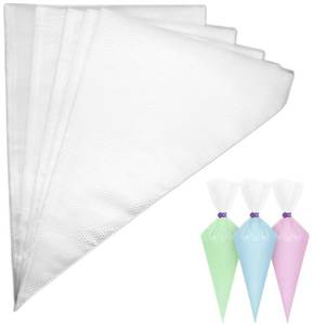 lot 2442 image: Piping Bags,100pcs 12 Inch Anti Burst Disposable Cake Decorating Bags,Non-Slip Pastry Bags-Ideal for Cakes,Cream Frosting and Cookie Decorating
