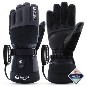 lot 3780 image: SAVIOR HEAT 3.0 Heated Ski Gloves for Men&Women,7.4V 3000mAh Anti-Freeze Battery, PD Fast Charging&Bluetooth APP Control,Waterproof Goat Leather,3M Thinsulate for Skiing Motorcycle
