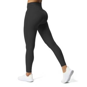 lot 4353 image: Aoxjox High Waisted Workout Leggings for Women Trinity Yoga Pants 26.5 (Black, Medium)