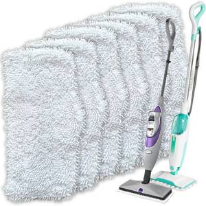 lot 4383 image: Flammi 6 Pack Steam Mop Replacement Pads for Shark SK410 SK435CO S1000 S1000A SK460 SK140 SK141 S3101 S3250 S3251 Steam Mop Replacement Pads
