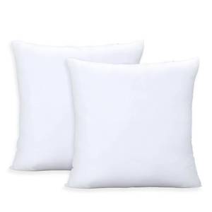 lot 5545 image: Throw Pillows Insert Set of 2, White 14x14 in Pillow Inserts with 100% Cotton Cover,Bed and Couch Decorative Stuffer Pillows,Indoor Pillows for Sofa