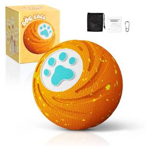 lot 6182 image: Lovkid Smart Interactive Dog Ball Toy - Durable E-TPU for Aggressive Chewers, 3 Play Modes Automatic Moving, Bouncing, Pet Gift for Medium and Large Dogs Indoor & Outdoor Use(Orange)