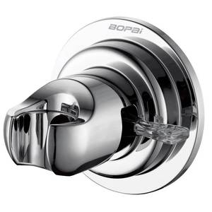 lot 6197 image: BOPai Suction Cup Shower Head Holder for Handheld Shower �� No Drill, For Smooth Surfaces Only, Vertical Mount Only, Chrome