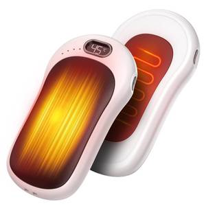 lot 6220 image: Hand Warmers Rechargeable,2 Pack Double Sided Heating Warmer That Surrounds Warmth for Palm and Fingers,Magnetic Electric Handwarmers 10000mAh with Adjustable Temp,Winter Gifts for Men and Women