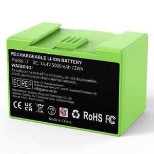 lot 6281 image: JUNWOOD Roomba i7 Battery Replacement for iRobot j7 i3 e and i Series 5.0Ah ABL-D1 14.4v 72Wh Battery Compatible with i7 i8 i6 i4 i3 i3 i7158 J7 7150 7550 and e5 e6 e5150 e5152 e6198 Household