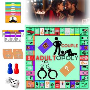 lot 6285 image: Adult Board Game,Couple Adult Opoly Board Game,Adult Couples Board Games,Couples Adults Board Games,Couples Game Cards Board Game Props,Date Night Ideas,Couples Date Night Games