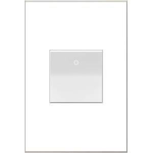 lot 6286 image: Legrand Adorne 15A 1 or 3-Way Paddle Switch (White Finish), ASPD1532W4