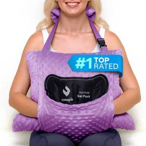 lot 7082 image: Zomaple Recovery Hysterectomy Pillow with Strap & Gel Pack �� Post Abdominal Surgery Must Haves �� Ideal for C-Section, Laparoscopic & Hernia Healing Comfort