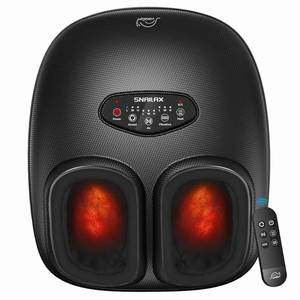 lot 19747 image: Snailax Foot Massager with Heat, Deep Kneading Compression Vibration Foot Massager for Neuropathy Plantar Fasciitis, Feet Massager Machine Remote Control, Foot Warmer Fits Size 13,Gifts for Men Women