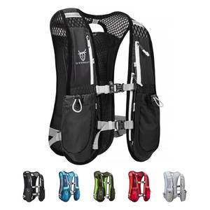 lot 20262 image: UTOBEST Running Vest, 5L Hydration Vest Lightweight, Breathable and Sweatproof Running Backpack, Adjustable for Trail Marathon Race Jogging Cycling Black (Vest Only)