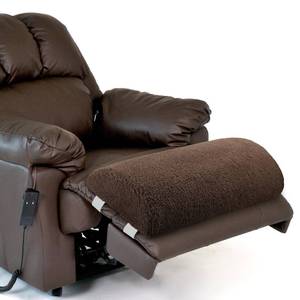 lot 20265 image: Wesiti Recliner Foot Pillow Cushion High Resilience Sherpa Memory Foam Bolster Sleeping Rest Multipurpose Half Roll Leg Pillow Suitable for Bed Chair Sofa Headrest Back Lumbar Leg Support(Chocolate)