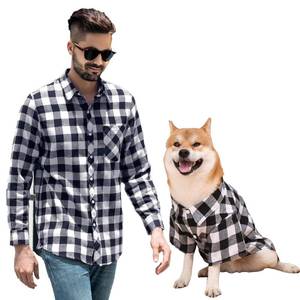 lot 20271 image: Harbyel Dog Shirts Plaid Dog Clothes for Small Medium Large Dogs - Owner and Pet Shirts Sold Separately