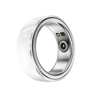 lot 20287 image: bemi Revo Smart Ring - Fitness Ring Health Tracker - Sleep Tracking - Heart Rate Monitor - IP68 Waterproof - 400mah Docking Station Powerbank - White (10)