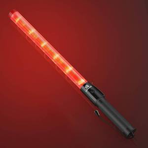 lot 20297 image: RoadHero 1 Pack Traffic Wand, 21 Inch Led Traffic Control Baton, Safety Light Wands with 2 Flashing Modes, Air Marshaling Signal Wand with Side Clip for Airport, Parking, Car Directing