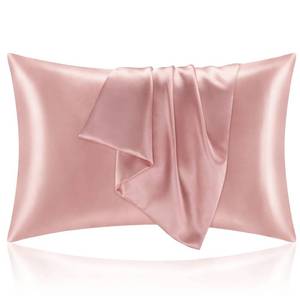 lot 20326 image: BEDELITE Satin Pillowcase for Hair and Skin, Super Soft and Cooling Similar to Silk Pillow Cases 2 Pack with Envelope Closure, Gift for Women Men(20x26 Standard Size, Rose Pink)