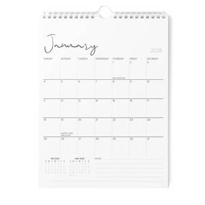 lot 20330 image: Karto Wall Calendar 2026 - Vertical 8.5x11 inch January 2026 to June 2027 - Boost Your Productivity and Easy Planning with the Aesthetic Monthly Calendar - Cursive