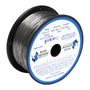 lot 20338 image: Blue Demon E71T-11 X .035 X 2LB Spool gasless flux core welding wire