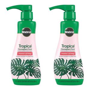 lot 2024 image: Miracle-Gro Tropical Houseplant Food - Liquid Fertilizer for Tropical Houseplants, 8 fl. oz., 2-Pack