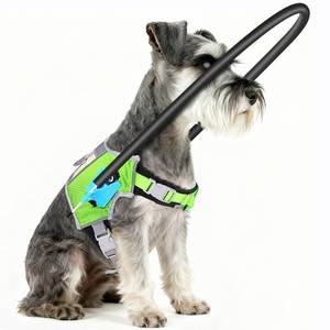 lot 2038 image: LetPetRun Halo Harness for Blind Dogs,Adjustable Safety Halo with Reflective Straps,Confidence Support Collar for Visually Impaired Pets,Blind Dog Navigation Aid(S)