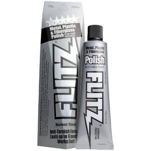 lot 2039 image: Flitz Multi-Purpose Metal Polish Paste - 5.29oz Tube of USA-Made Chrome Polish - Works on Stainless Steel, Aluminum, Plastic, Jewelry and Cars - Non-Abrasive Cleaner & Rust Remover (1 Pack)