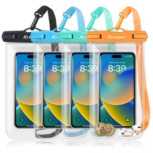 lot 2064 image: Waterproof Phone Pouch Bag - 8.5in Water Proof Cell Phone Case for Beach Travel Must Haves, Waterproof Phone Holder with Lanyard for iPhone 16 15 Pro Max Galaxy S24 Ultra Pixel 8 Pro,Cruise Essentials