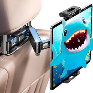lot 2085 image: LMADFLY 360° Rotating Car Headrest Mount - iPad Holder for Car, Compatible with 5.5-18.4 iPadiPhoneSamsung Tablets - Adjustable Stand for Backseat Entertainment on Long Drives & Travel