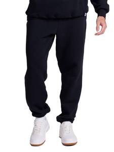 lot 2145 image: Russell Athletic Mens Dri-Power Hemmed Elastic Closed Bottom Fleece Sweatpants, Black (Pockets), X-Large US