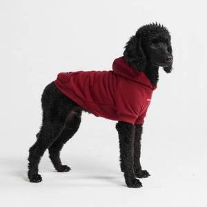 lot 2463 image: Spark Paws Dog Hoodie �� Premium Dog Sweater for Small, Medium, and Large Dogs  Warm Outfits for French Bulldogs, Pitbull, Puppy, Winter Jacket Alternative - Burgundy - 2XL