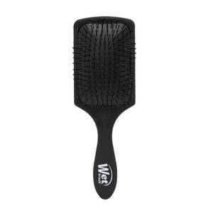 lot 2491 image: Wet Brush Paddle Detangler Hair Brush, Black Frost - Ultra-Soft IntelliFlex Detangling Bristles with AquaVent Design - Spread Hair Treatments Evenly - Glides Through Tangles For All Hair Types