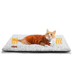 lot 3831 image: Self Warming Cat Bed Self Heating Cat Dog Mat 29.1 x 18.9 inch Extra Warm Thermal Pet Pad for Indoor Outdoor Pets with Removable Cover Non-Slip Bottom Washable
