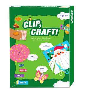 lot 4420 image: Toddler Scissor Skills Activity Book, Fun Arts and Crafts for Kids 4-6, Preschool Learning Toys Fine Motor Skill Cutting Art kit, 2 Safety Scissors, Birthday Gifts for Girls & Boys Ages 3, 4, 5, 6, 7