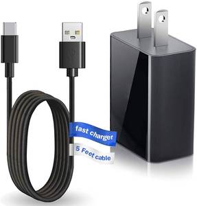 lot 6028 image: Blu Android Phone Charger, 5V USB C Wall Charger Adapter Fast Charging for Blu View 3, View 2, M8l, M10l, G9, G90 Pro, G91 Max, G91 Pro, G91S, G50 MEGA, G70, VIVO XI Smartphones 5ft Charge Cable Cord
