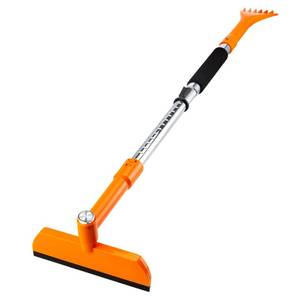 lot 6034 image: A49.2 Snow Brush & Ice Scraper for Car Windshield, Upgraded Extendable Snow Brush with 360° Pivoting Brush Head and Foam Grip for Car Auto Truck SUV