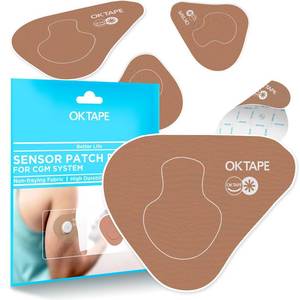 lot 6039 image: OK TAPE CGM Sensor Patches Compatible with Medtronic Guardian(15 pcs),Waterproof & Sweatproof Sensor Covers for 14 Days,Thin,Long Last Adhesive Patches