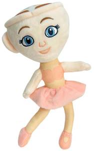 lot 6077 image: Italian Brainrot Plush Toys, 10 Ballerina Cappuccina Plush Brain-Rot Meme Shark in Sneakers Plushies, Collectible Stuffed Animals Toy Gifts for Fans (Pink)