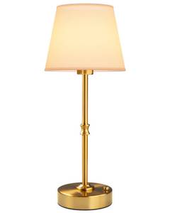 lot 6372 image: EppieBasic Cordless Table Lamp Rechargeable Fast Charging & Long Lasting - 2700K Warm Light Vintage Gold Lamps for Women Housewife - Dinning Living Room Bedroom