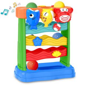lot 6387 image: AuroTops Toys for 1 2 3 Years Old Boys & Girls, Toddler Musical Toy for 6-12-18-24 Months, Interactive Montessori Toys with Light & Sound,Christmas Birthday Gifts for Baby Age 1-2 Years Old