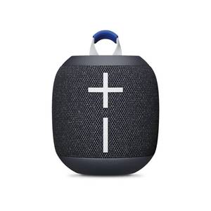 lot 6408 image: Ultimate Ears WONDERBOOM 4 Waterproof Bluetooth Outdoor Speakers with Big Bass & 360-Degree Sound, Dustproof Floating Wireless Speaker, 131ft Range - Black