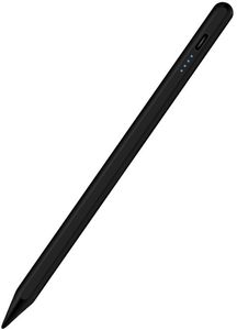lot 6426 image: Universal Capacitive Stylus Pen for Samsung Galaxy Tab A7A8A9A9 PlusiPad iPhone- AndroidiOSWindows Compatible WritingDrawing Tool, Pressure Sensitivity, Replaceable Tips (Black)